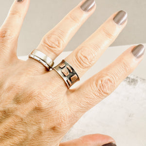 AM Box Weave Mosaic Ring - Size 7.5