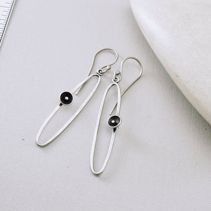 Pod & Dot Elongated Loop Earrings
