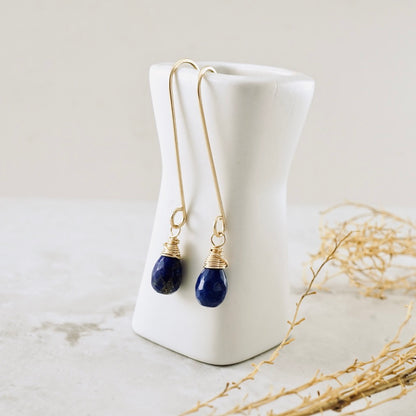 Lapis Drop Earrings