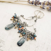 Load image into Gallery viewer, TN Royal Kyanite Chandelier Earrings (SS)