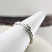Load image into Gallery viewer, Stackable - Oval Pebble Ring (Sterling)