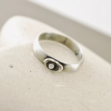 Load image into Gallery viewer, Stackable - Organic Water Cast Ring (Sterling - 7.5)