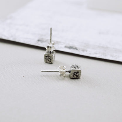 Mini Love Cubes Stud Earrings
