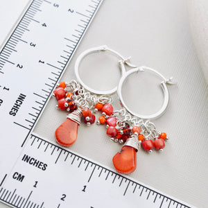 TN Bloody Mary Cocktail Hoop Earrings (SS)