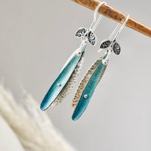 Load image into Gallery viewer, RH - Dragonfly Single Drop Earrings (Aqua Blue)