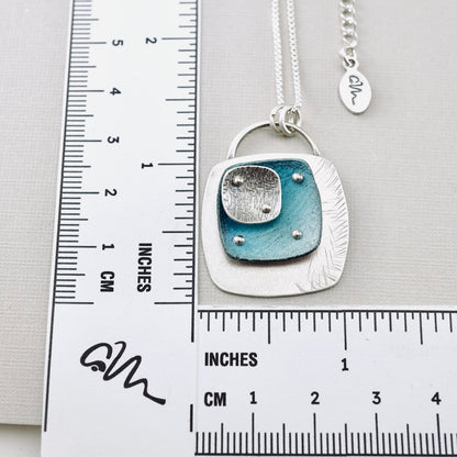 Retro Triple Square Pendant