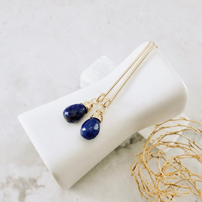 Lapis Drop Earrings