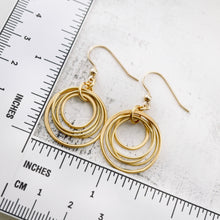 Load image into Gallery viewer, TN Multiple Round Hoop Earrings (Gold-filled)