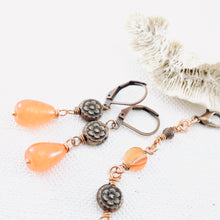 Load image into Gallery viewer, TN Copper Flower Carnelian Bracelet (Copper)