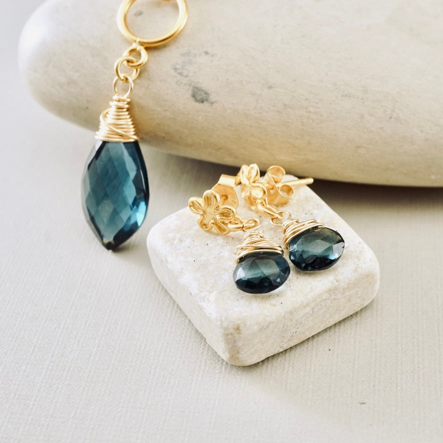 London Blue Hydro Drop Pendant