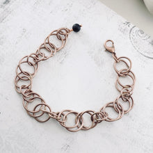 Load image into Gallery viewer, TN Copper Interlocking Round Link Bracelet (Copper)