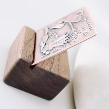 Load image into Gallery viewer, Inspirational Tile – “Choose Joy” (Walnut Stand included)