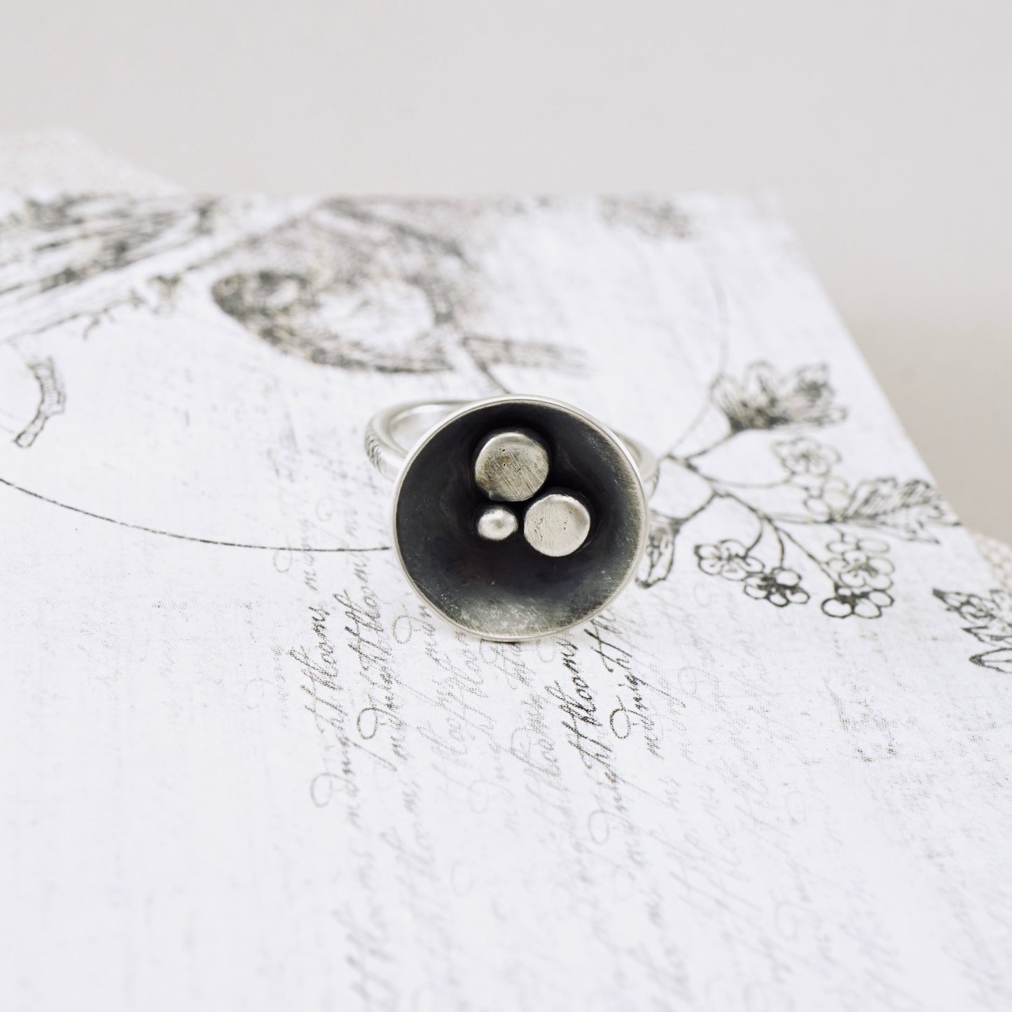 Silver Nest Ring