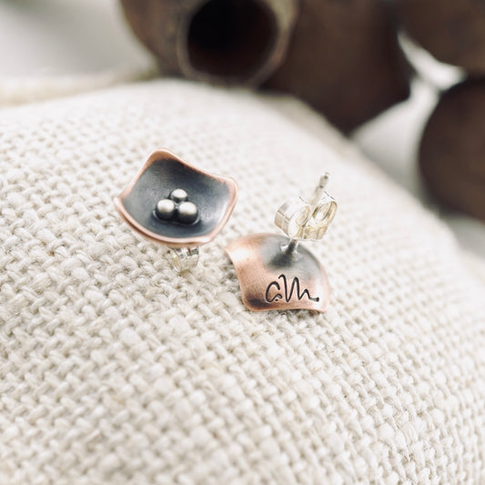 Square Pods Classic Stud Earrings