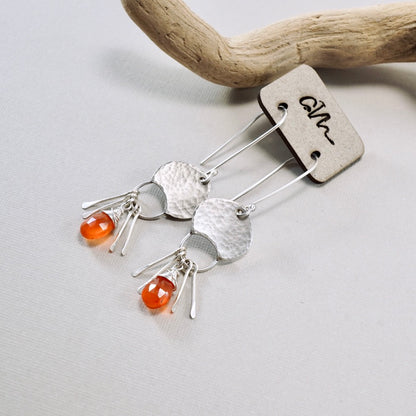 Carnelian Happy Pod Earrings