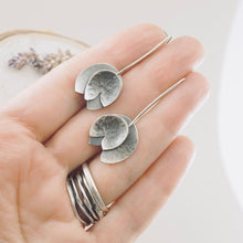Load image into Gallery viewer, BG - Water Lily Pad Earrings (Sterling)