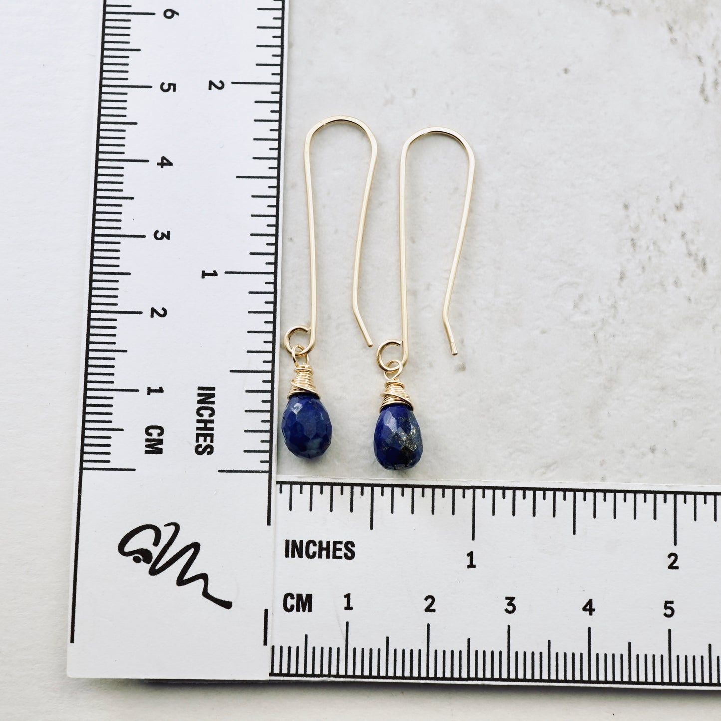 Lapis Drop Earrings