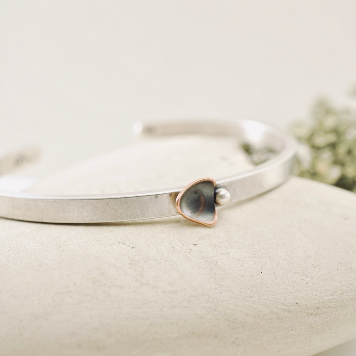 Dancing Triangles Cuff Bracelet