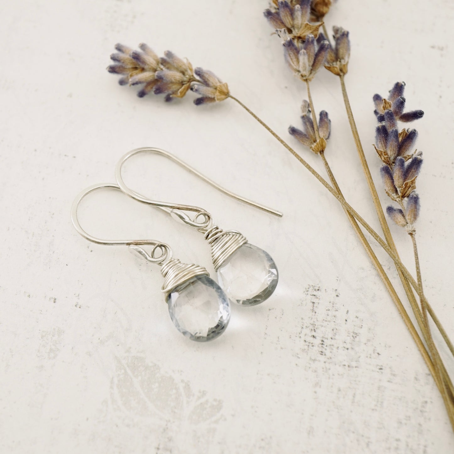 Blue Mystic Quartz Earrings