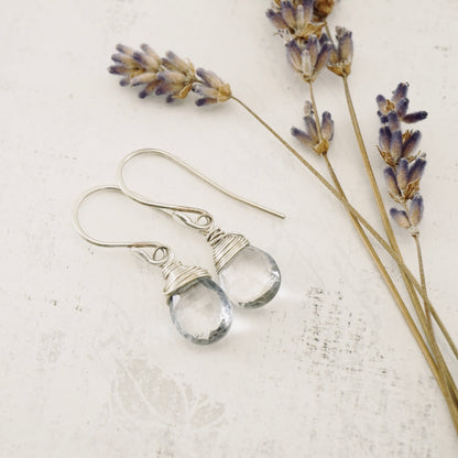 Blue Mystic Quartz Earrings