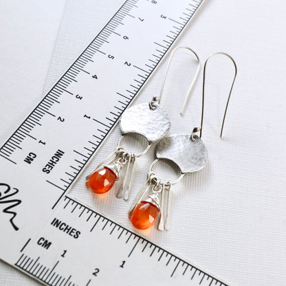Carnelian Happy Pod Earrings
