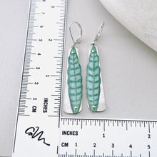 Load image into Gallery viewer, RH - Tropical Leaf Tapered Drop Earrings (Tropical Green)