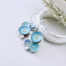 Load image into Gallery viewer, RH - Water Drop Short Earrings (Turquoise &amp; Blue)