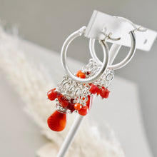 Load image into Gallery viewer, TN Bloody Mary Cocktail Hoop Earrings (SS)