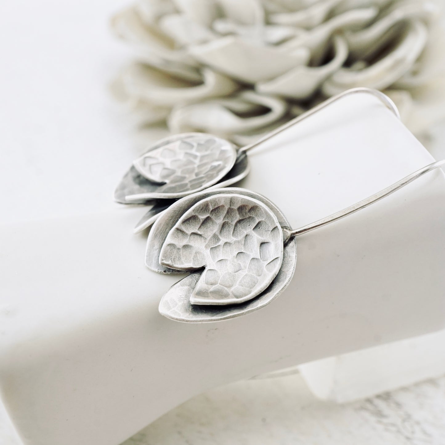 Water Lily Pad Earrings