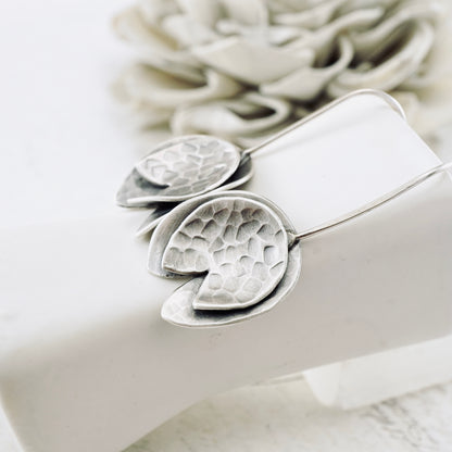 Water Lily Pad Earrings