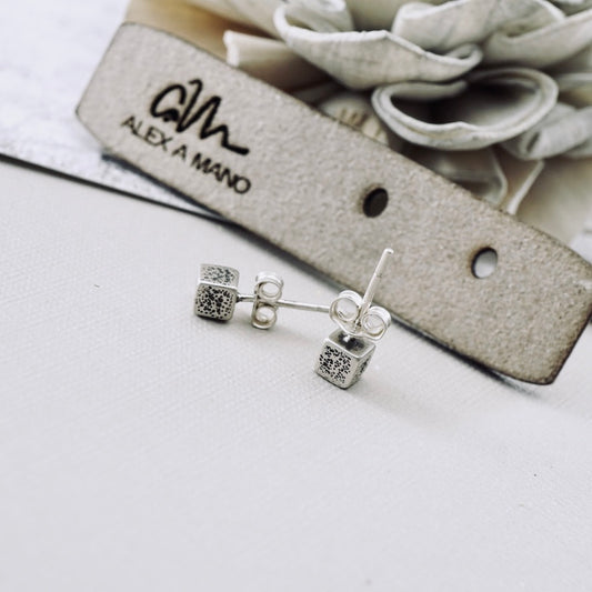 Mini Love Cubes Stud Earrings