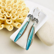 Load image into Gallery viewer, RH - Dragonfly Single Drop Earrings (Aqua Blue)