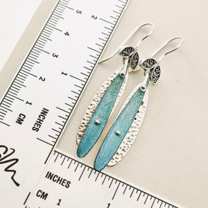 RH - Dragonfly Single Drop Earrings (Aqua Blue)