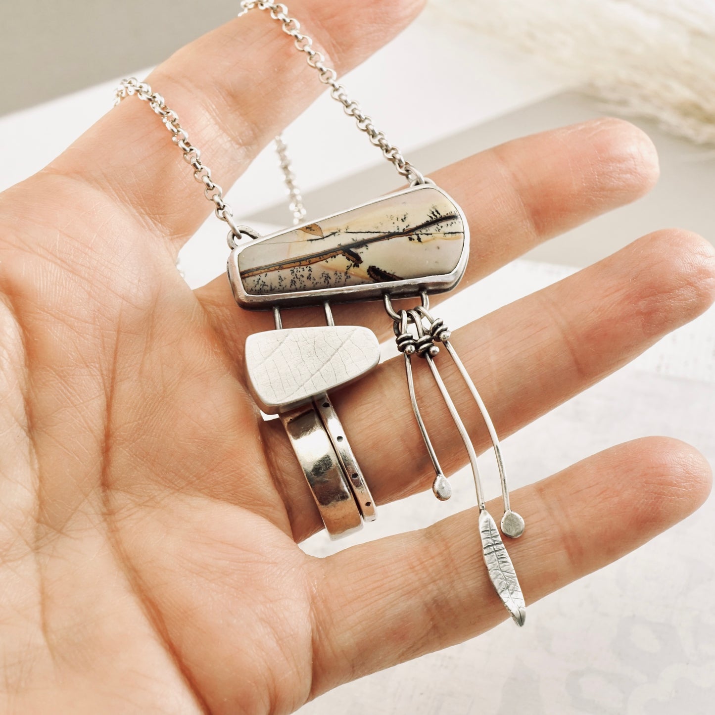 Picture Jasper Pendant - FLOW