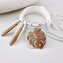 Load image into Gallery viewer, RH - Dragonfly Single Drop Earrings (Pumpkin &amp; Red)