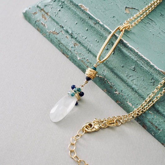 Moonstone Nested Pendant