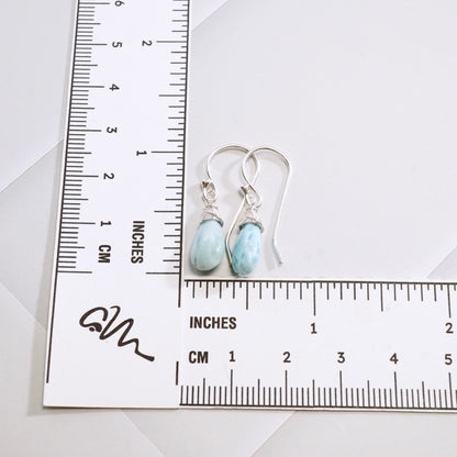 Larimar Drop Earrings