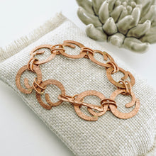 Load image into Gallery viewer, TN Copper Swirl Link Bracelet (Copper)