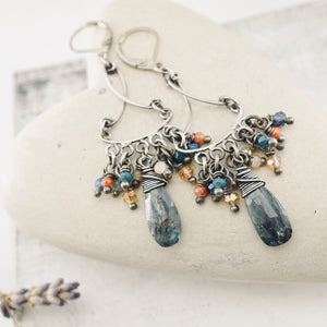 TN Royal Kyanite Chandelier Earrings (SS)