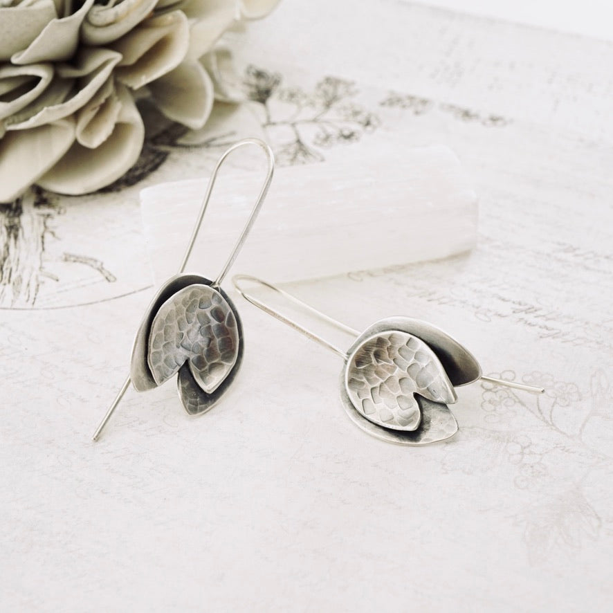 Water Lily Pad Earrings