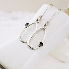 Load image into Gallery viewer, AM – Mini Offset Pod Loop Earrings (SS)
