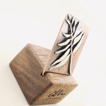 Load image into Gallery viewer, Inspirational Tile – “Never Settle” (Walnut Stand included)