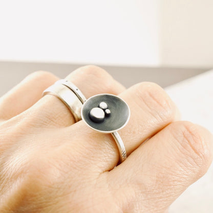 Silver Nest Ring