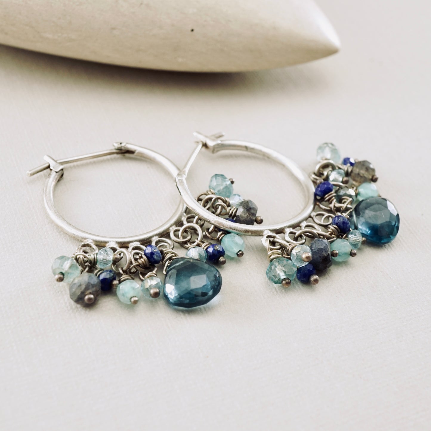 Ocean Breeze Hoop Earrings
