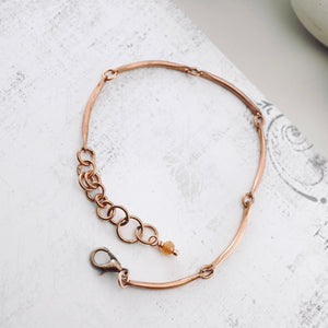 TN Copper Scallop Link Bracelet (Copper)