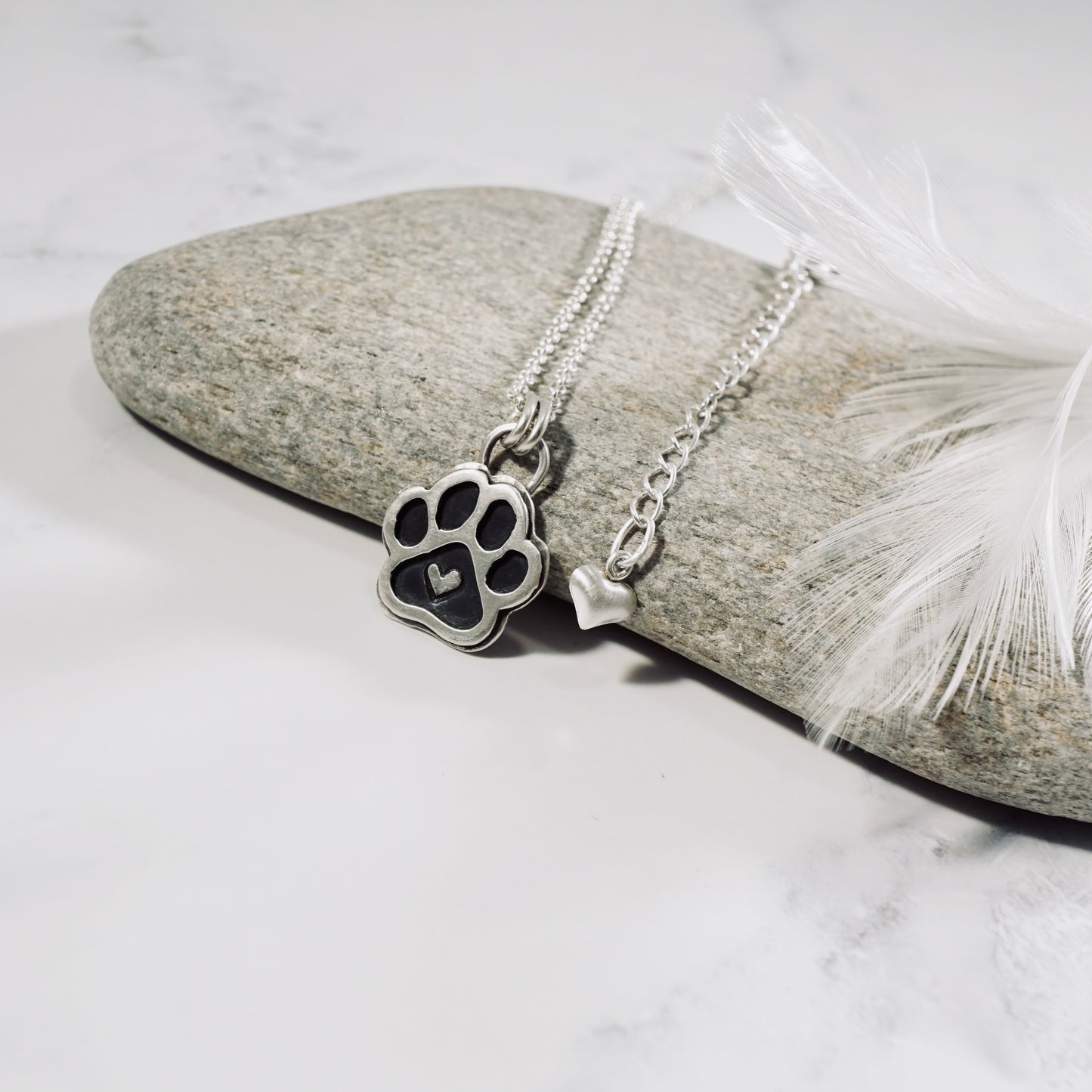 Pet Paw Print Necklace