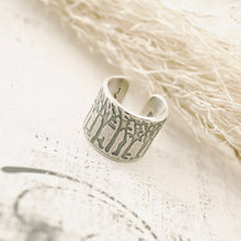 Load image into Gallery viewer, AM Forest Texture Ear Cuff (Sterling)