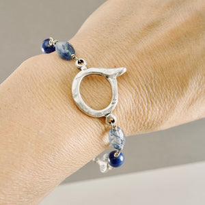 TN Blue Gardens Link Bracelet (Base Metal)