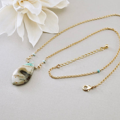 Variscite & Turquoise Pendant