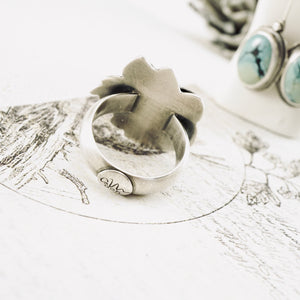 AM - Turquoise Garden Ring (Size: 8)